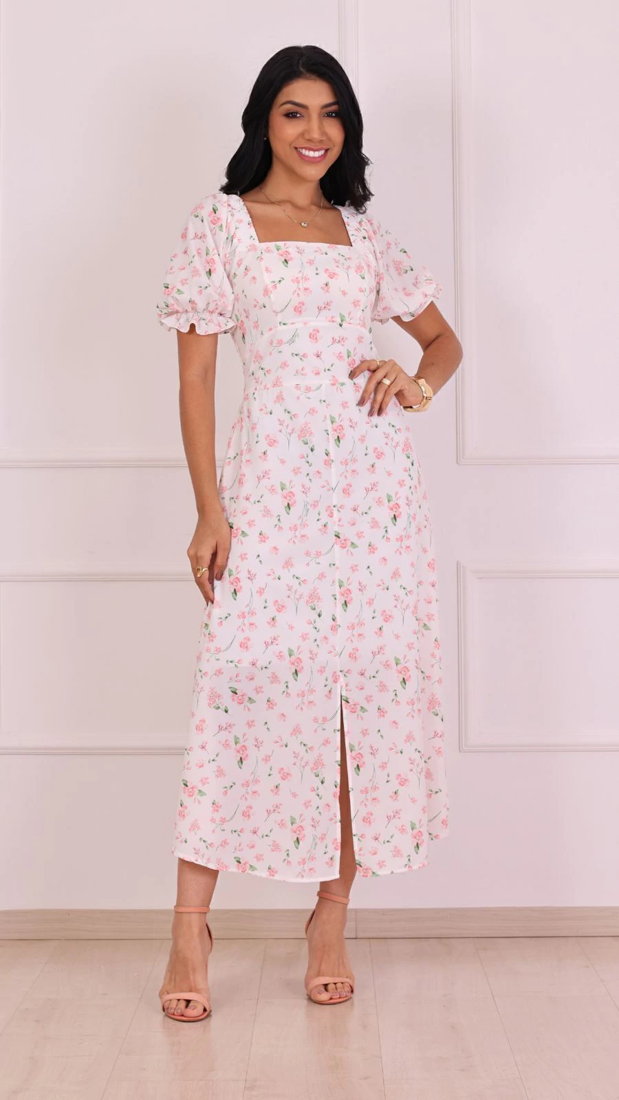 Vestido Adelia Rosa - 309