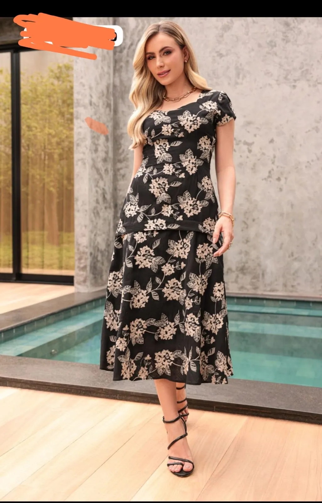 Vestido Florido M - 212