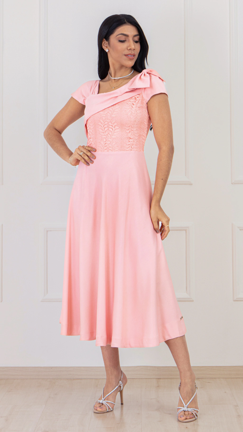 Vestido Ingrid - Rose - 320