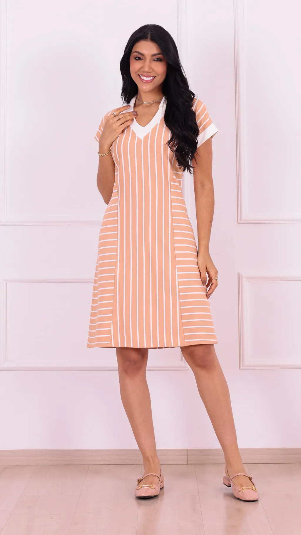 Vestido Karen Bege - 306