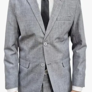 Terno Slim Cinza Melange - 351