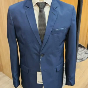 Terno Slim em Poliviscose com regulagem na calça Cor Marinho MF - 360