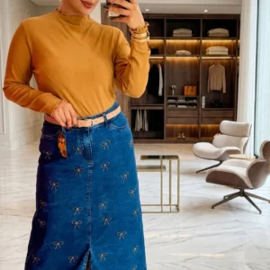 Saia Jeans TK Azul