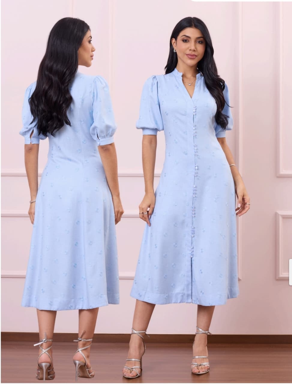Vestido Puro Sharmy Azul